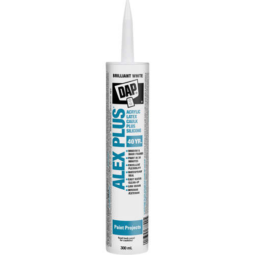 Alex Plus&reg; All Purpose Acrylic Latex Caulk Plus Silicone Southpoint Industrial Supply