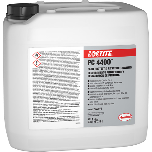 Appr&ecirc;t de protection et de restauration de la peinture PC 4400, 3,8 L, Cruche, Transparent Southpoint Industrial Supply