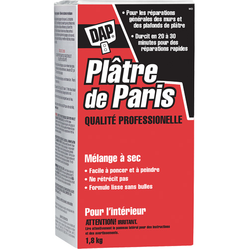 M&eacute;lange sec de pl&acirc;tre de Paris, 2 kg, Boîte Southpoint Industrial Supply
