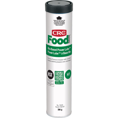 Graisse &agrave; pression extr&ecirc;me Power Lube biosourc&eacute; FoodGrade avec c&eacute;ramique, Cartouche Southpoint Industrial Supply