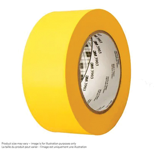 Ruban pour conduites en vinyle 3903, 76 mm (3") la x 45,75 m (150') lo, 6,5 mils, Jaune Southpoint Industrial Supply
