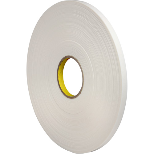 Double-Coated Foam Tape, 66 m (216') L x 12.7 mm (1/2") W, 31 mils, Polyethylene Southpoint Industrial Supply