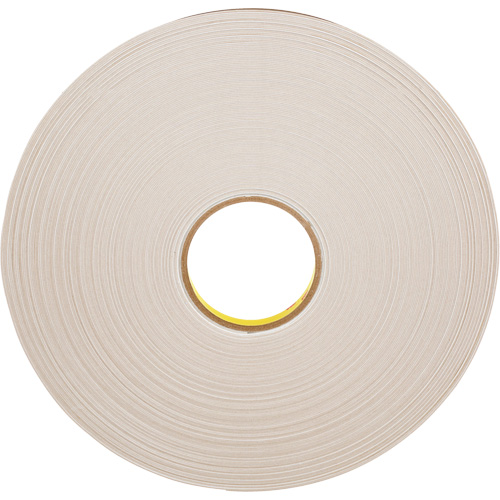 Double-Coated Foam Tape, 66 m (216') L x 12.7 mm (1/2") W, 31 mils, Polyethylene Southpoint Industrial Supply