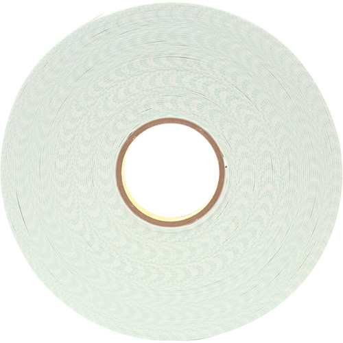 Double-Coated Urethane Foam Tape, 33 m (108') L x 25.4 mm (1") W, 62.5 mils, Urethane Southpoint Industrial Supply