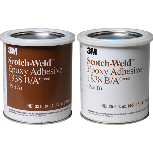 Adh&eacute;sif Scotch-Weld, 32 oz liq., Seau, Deux composants, Vert Southpoint Industrial Supply