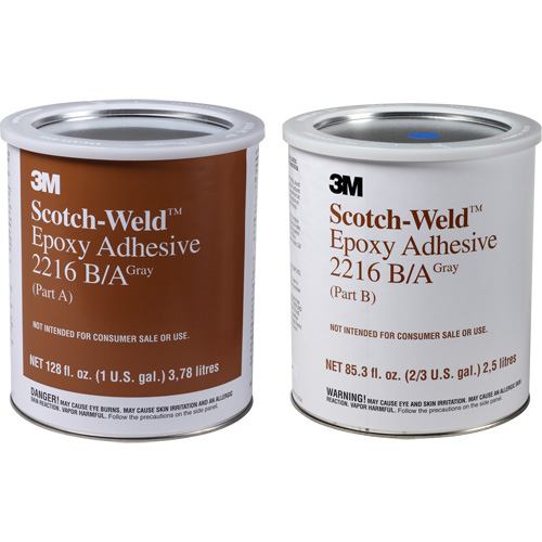 Adh&eacute;sif Scotch-Weld, 1 gal., Seau, Deux composants, Gris Southpoint Industrial Supply