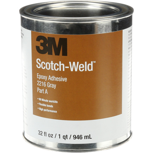 Adh&eacute;sif Scotch-Weld, 32 oz liq., Trousse, Deux composants, Gris Southpoint Industrial Supply