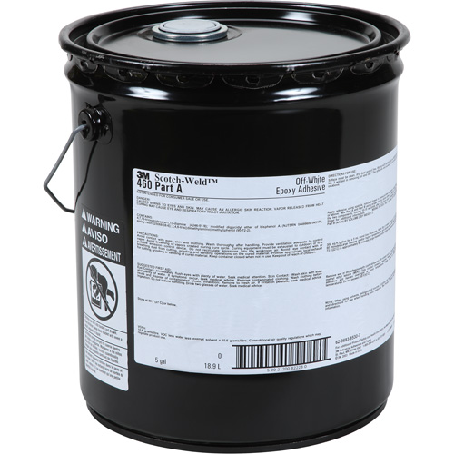 Adh&eacute;sif Scotch-Weld, 5 gal., Seau, Deux composants, Blanc cass&eacute; Southpoint Industrial Supply