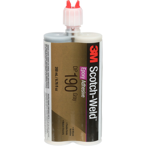 Scotch-Weld Adhesive, 200 ml, Cartridge, Two-Part, Grey Southpoint Industrial Supply