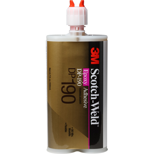 Scotch-Weld Adhesive, 200 ml, Cartridge, Two-Part, Translucent Southpoint Industrial Supply
