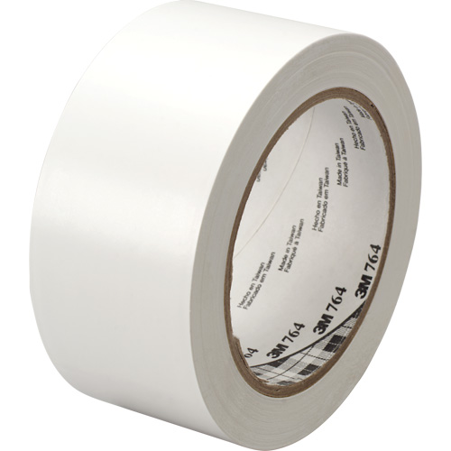 Ruban en vinyle pour travaux g&eacute;n&eacute;raux 764, 25,4 mm (1") la x 32,9 m (108') lo, 5 mils, Blanc Southpoint Industrial Supply