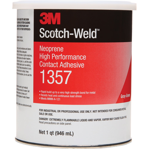 Colle contact haute performance &agrave; base de n&eacute;opr&egrave;ne, Canette, 32 oz liq., Gris Southpoint Industrial Supply