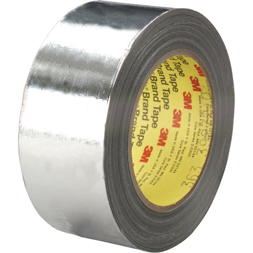 High-Temperature Aluminum Foil/Glass Cloth Tape, 7.3 mils Thick, 25.4 mm (1") x 33 m (108') Southpoint Industrial Supply