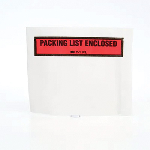Packing List Envelope, 5-1/2" L x 4-1/2" W, Endloading Style Southpoint Industrial Supply