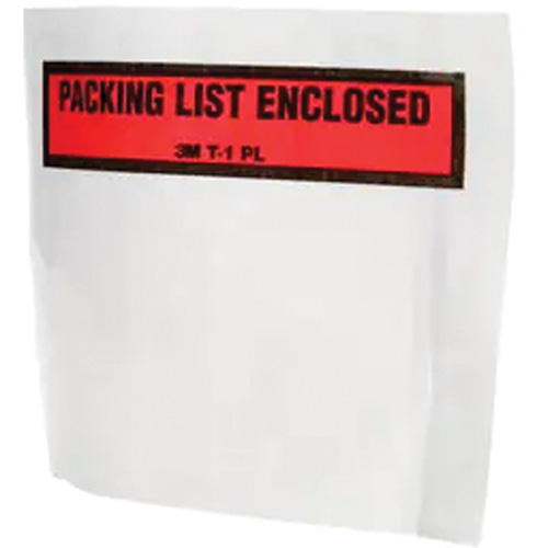 Packing List Envelope, 5-1/2" L x 4-1/2" W, Endloading Style Southpoint Industrial Supply