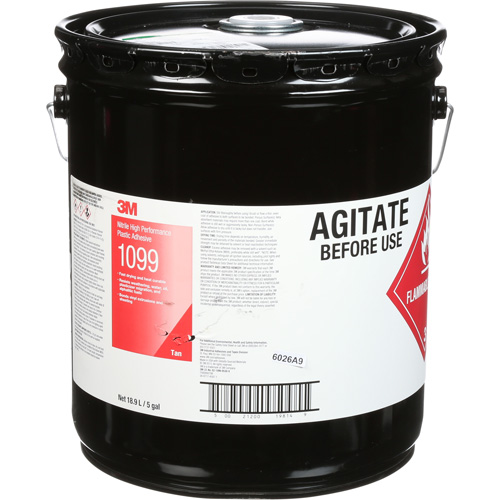 Adh&eacute;sif haute performance &agrave; base de nitrile Scotch-Weld, 5 gal., Seau, Jaune Southpoint Industrial Supply