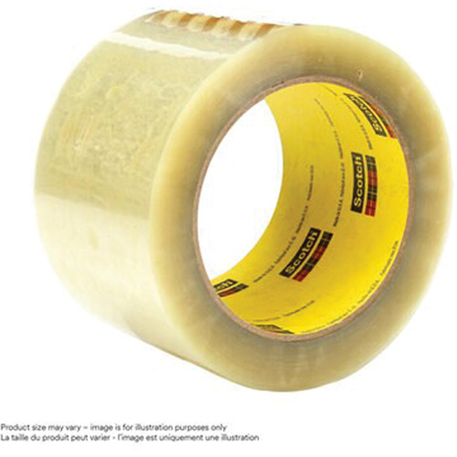 Scotch&reg; Box Sealing Tape 355, Hot Melt Adhesive, 3.15 mils, 36 mm (1-1/2") x 50 m (164') Southpoint Industrial Supply