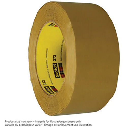 Scotch&reg; Box Sealing Tape 373, Hot Melt Adhesive, 2.5 mils, 72 mm (3") x 50 m (164') Southpoint Industrial Supply