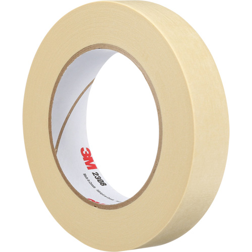 2308 Masking Tape, 24 mm (1") x 55 m (180'), Tan Southpoint Industrial Supply