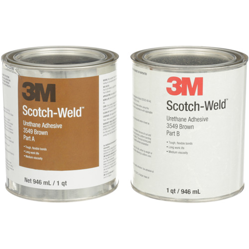 Scotch-Weld Urethane Adhesive 3549, 64 fl. oz., Can, Brown Southpoint Industrial Supply