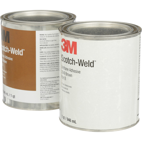 Scotch-Weld Urethane Adhesive 3549, 64 fl. oz., Can, Brown Southpoint Industrial Supply