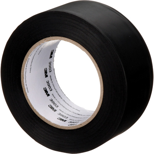 3903 Vinyl Duct Tape, 48 mm (2") W x 45 m (148') L, 6.5 mils, Black Southpoint Industrial Supply