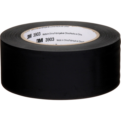 3903 Vinyl Duct Tape, 48 mm (2") W x 45 m (148') L, 6.5 mils, Black Southpoint Industrial Supply