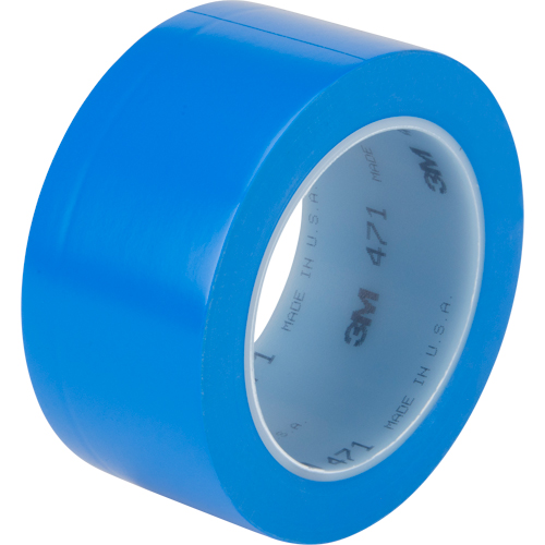 471 Vinyl Tape, 50.8 mm (2") W x 32.9 m (108') L, 5.3 mils, Blue Southpoint Industrial Supply