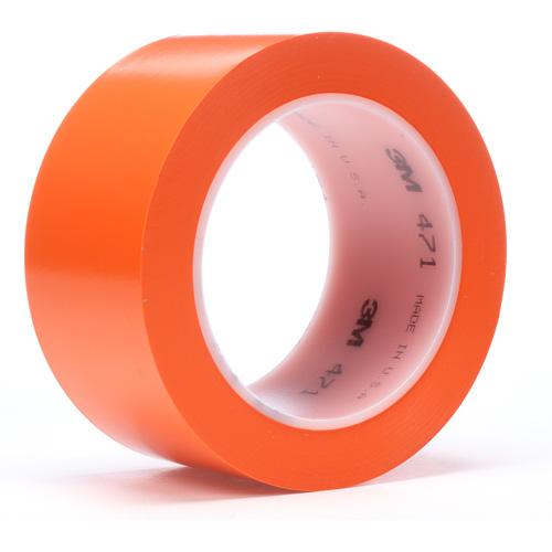 471 Vinyl Tape, 19 mm (3/4") W x 32.9 m (108') L, 5.2 mils, Orange Southpoint Industrial Supply