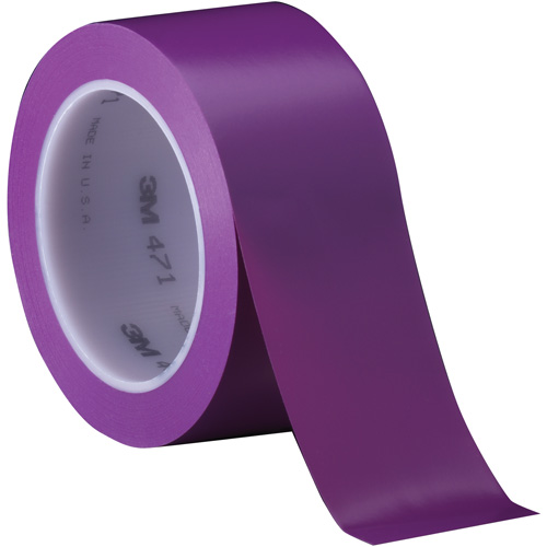 471 Vinyl Tape, 50.8 mm (2") W x 32.9 m (108') L, 5.2 mils, Purple Southpoint Industrial Supply