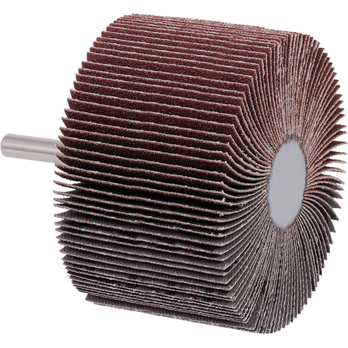 Meule &agrave; lamelles mont&eacute;e, Grain A80, 3" x 2" x 1/4" Southpoint Industrial Supply