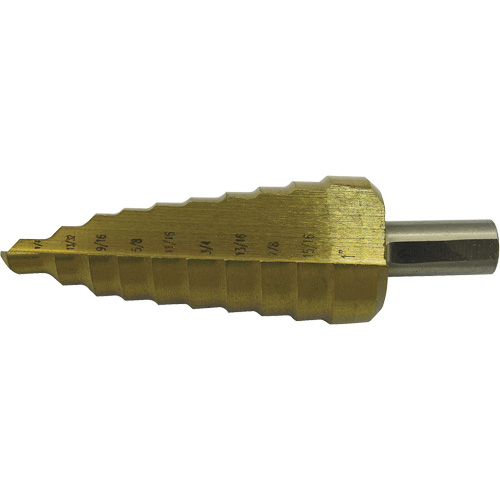 Foret &eacute;tag&eacute; &agrave; 10 &eacute;tages de qualit&eacute; sup&eacute;rieure Jet-Kut, 1/4" - 1", Incr&eacute;ments de 1/32", Acier rapide Southpoint Industrial Supply