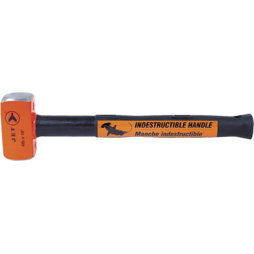 USH-416 Super Heavy-Duty Indestructible Handle Sledge Hammer, 4 lbs., 16", Solid Steel Handle Southpoint Industrial Supply