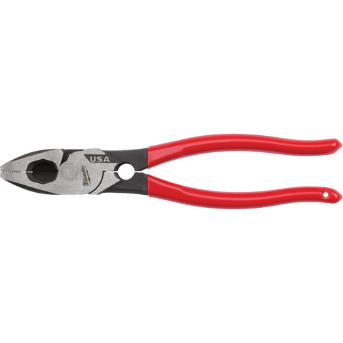 Pince &agrave; poign&eacute;es tremp&eacute;es pour monteurs de lignes avec nettoyeur de filets Southpoint Industrial Supply