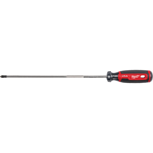 Phillips Screwdriver, #2 Tip, Round, 363 mm L, Cushion Grip Handle Southpoint Industrial Supply