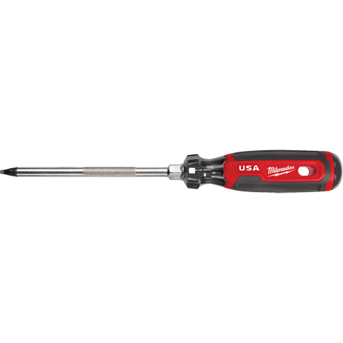Tournevis &agrave; pointe carr&eacute;e, Tige de #3, Ronde, 279 mm lo, Prise en Coussin&eacute;e Southpoint Industrial Supply