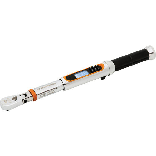 120XP Flex Head Torque Wrench with Angle, Electronic, 3/8" Square Drive, 120 - 1200 ft-lbs. Southpoint Industrial Supply