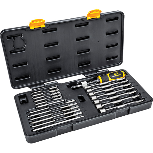 Jeu de tournevis dynamom&eacute;triques 1/4" 20 mcx, Gamme de couple 10 - 50 lb-po, 16" Longueur Southpoint Industrial Supply