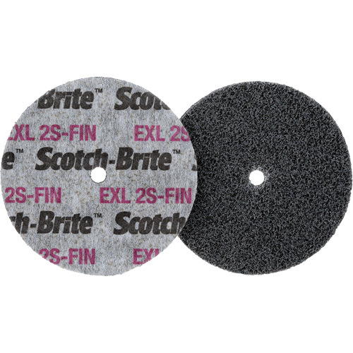 Meule homog&egrave;ne Scotch-Brite EXL, 3" x 1/2", Arbre de 1/4" Southpoint Industrial Supply