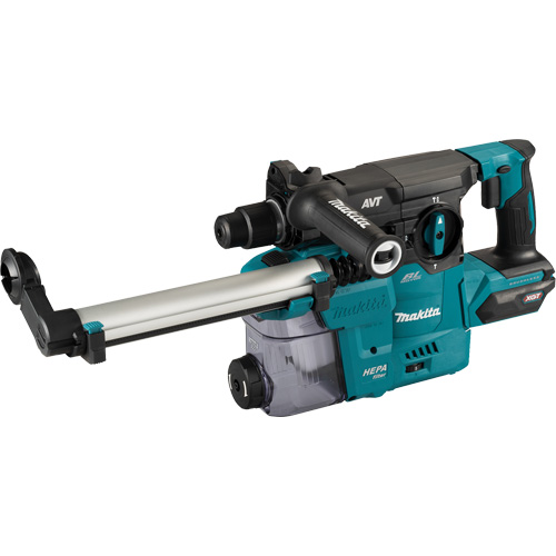 XGT Brushless Cordless SDS-Plus Rotary Hammer with DX10 Dust Extraction Attachment (Tool Only), 40 V, 1-3/16", 3 ft-lbs, 0-840 RPM Southpoint Industrial Supply