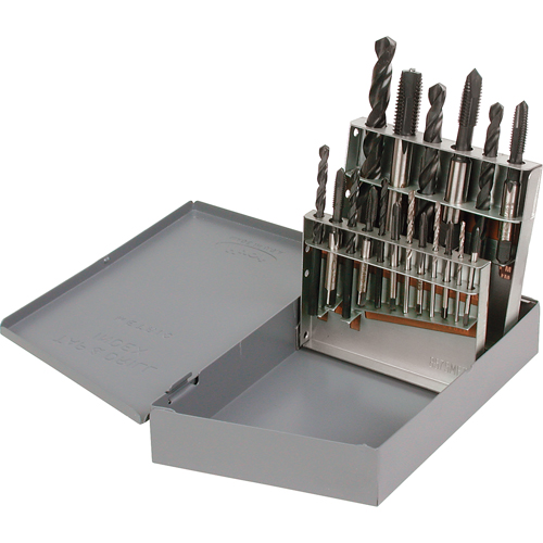 Blue Wizard Tap & Drill Set, 18 Pieces Southpoint Industrial Supply