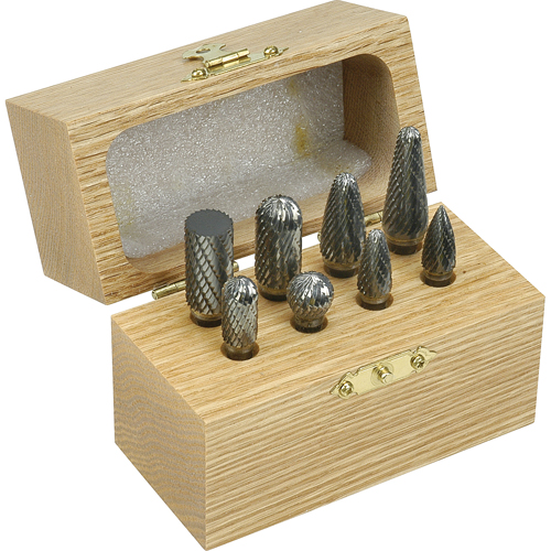 Double Cut Carbide Burr Set, 8 Pieces Southpoint Industrial Supply