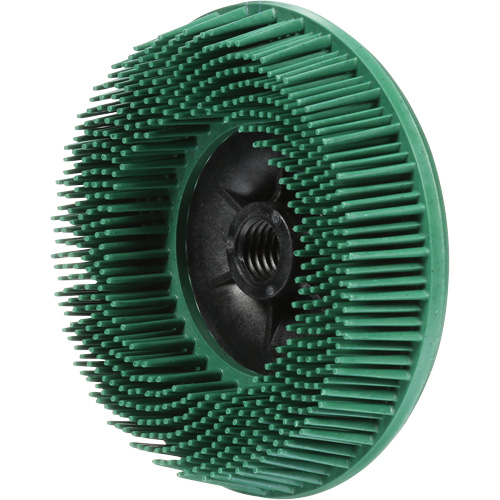 Disques radiaux bristle pour meuleuses angulaires Scotch-Brite, C&eacute;ramique, Grain 50, 4-1/2" dia. Southpoint Industrial Supply