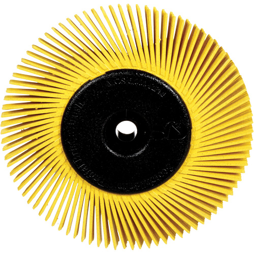 Brosses radiales bristle pour meuleuses d'&eacute;tabli, Grain 80X, 6" dia. Southpoint Industrial Supply