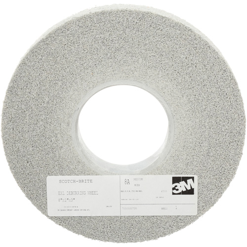 Scotch-Brite EXL Deburring Wheels, 8" x 1", 3" Arbor, Aluminum Oxide Southpoint Industrial Supply