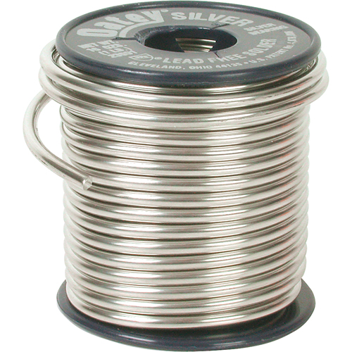Plumbing Solder, Lead-Free, 60-100% Tin 1-5% Bismuth 1-5% Copper 1-5% Silver, Solid Core, 0.117" Dia. Southpoint Industrial Supply