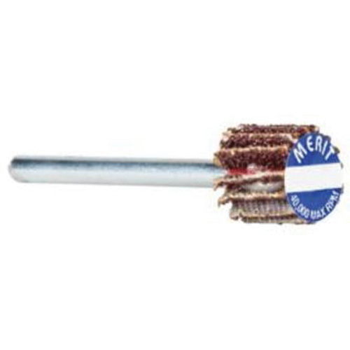 Roue &agrave; lamelles haute performance Micro-Mini, Oxyde d'aluminium, Grain 120, 3/4" x 1/2" x 1/8" Southpoint Industrial Supply