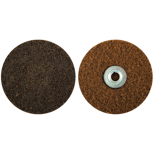 Disque de pr&eacute;paration de surface verrouillable &agrave; remplacement rapide, 5" dia., Grain Cors&eacute;, Oxyde d'aluminium Southpoint Industrial Supply
