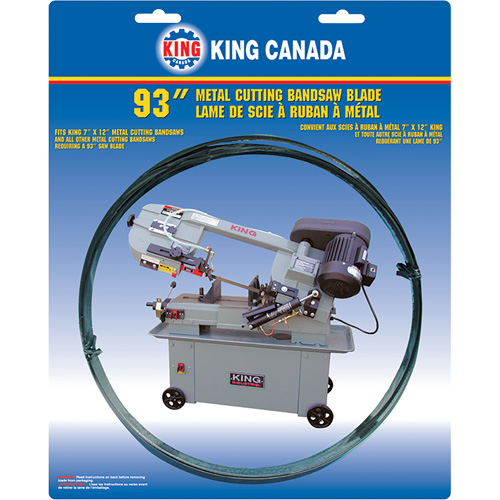 Lame de scie &agrave; ruban pour usage g&eacute;n&eacute;ral, Bim&eacute;tal, 93" lo x 3/4" la x &eacute;paisseur 0,032", 10-14 dents par pouce Southpoint Industrial Supply