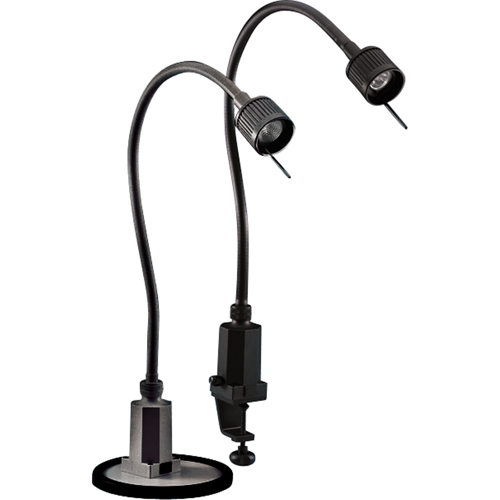 Sunnex Halogen Task Lights, 20 W, 20" Neck, Black Southpoint Industrial Supply